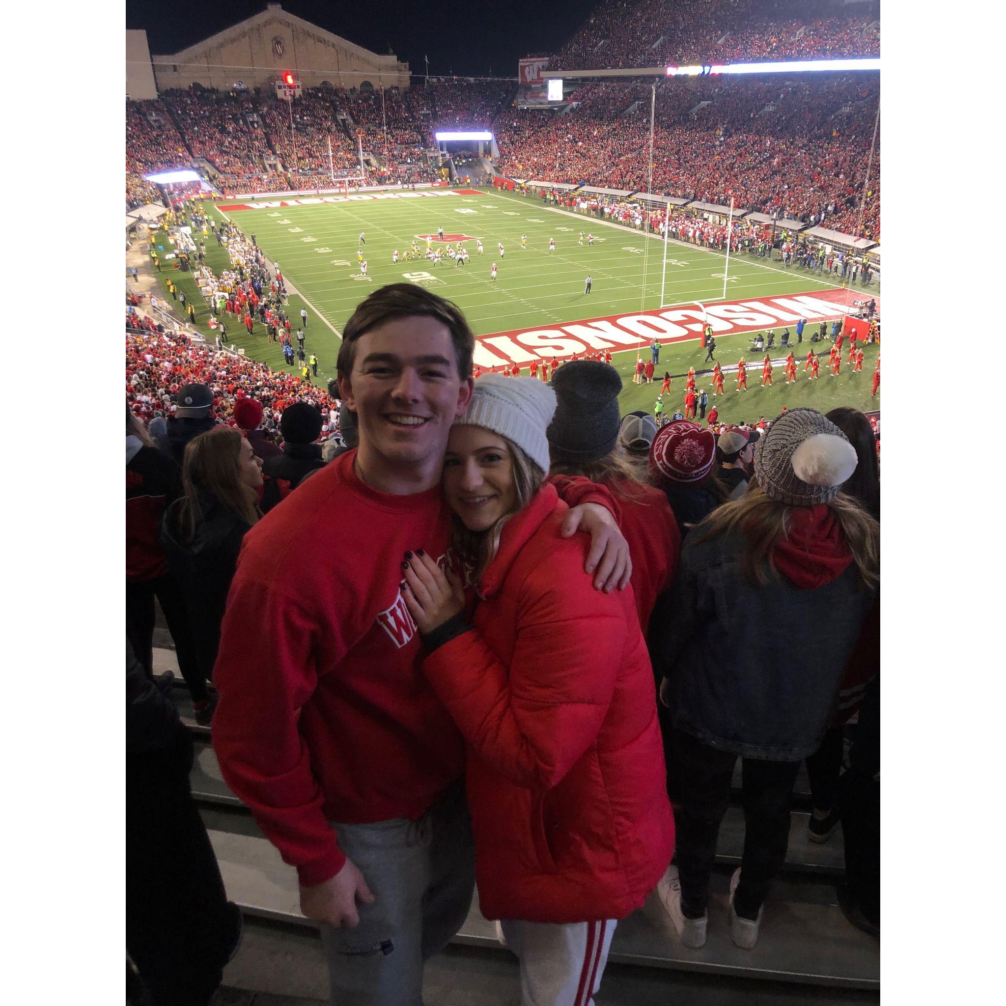 November 2019: Wisconsin football game