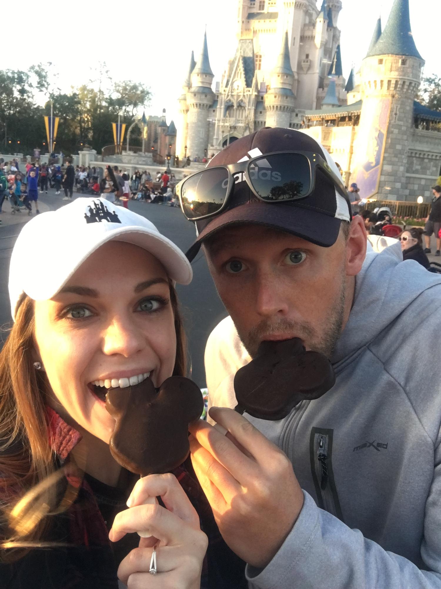 We love ice cream, especially Mickey ice cream