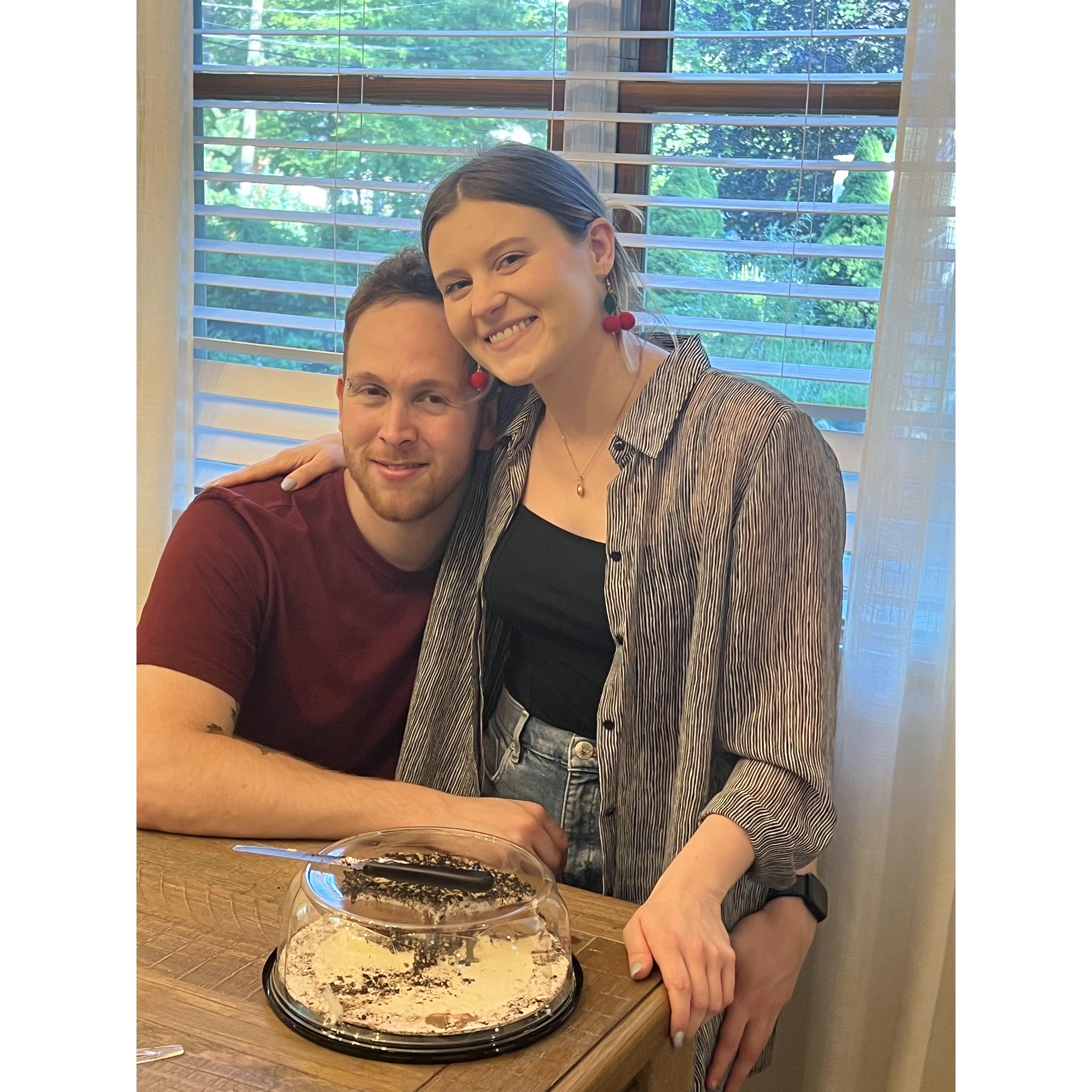 Celebrating our new home together <3