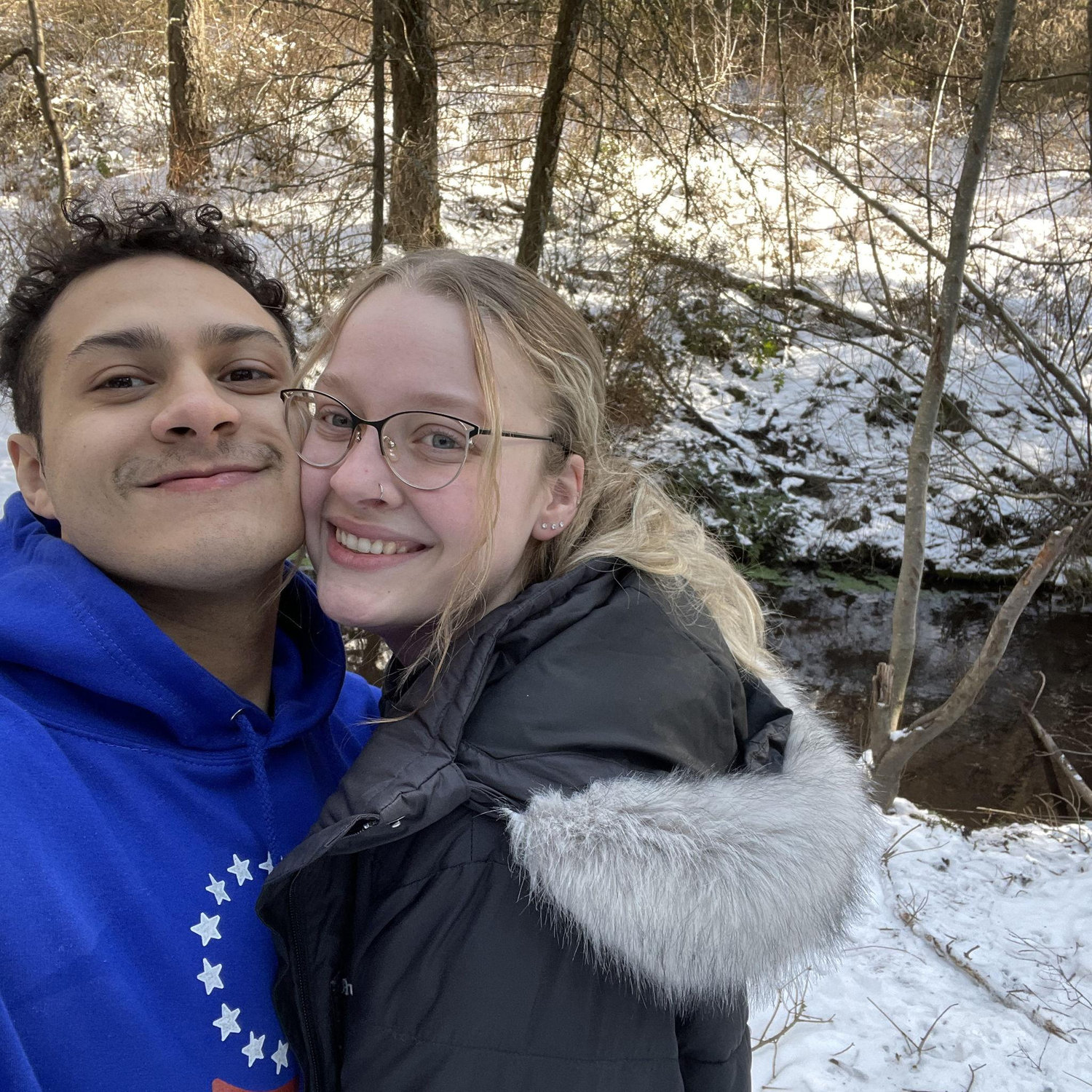 February 2022: Our first adventure! We’d only been together about 2 months here!