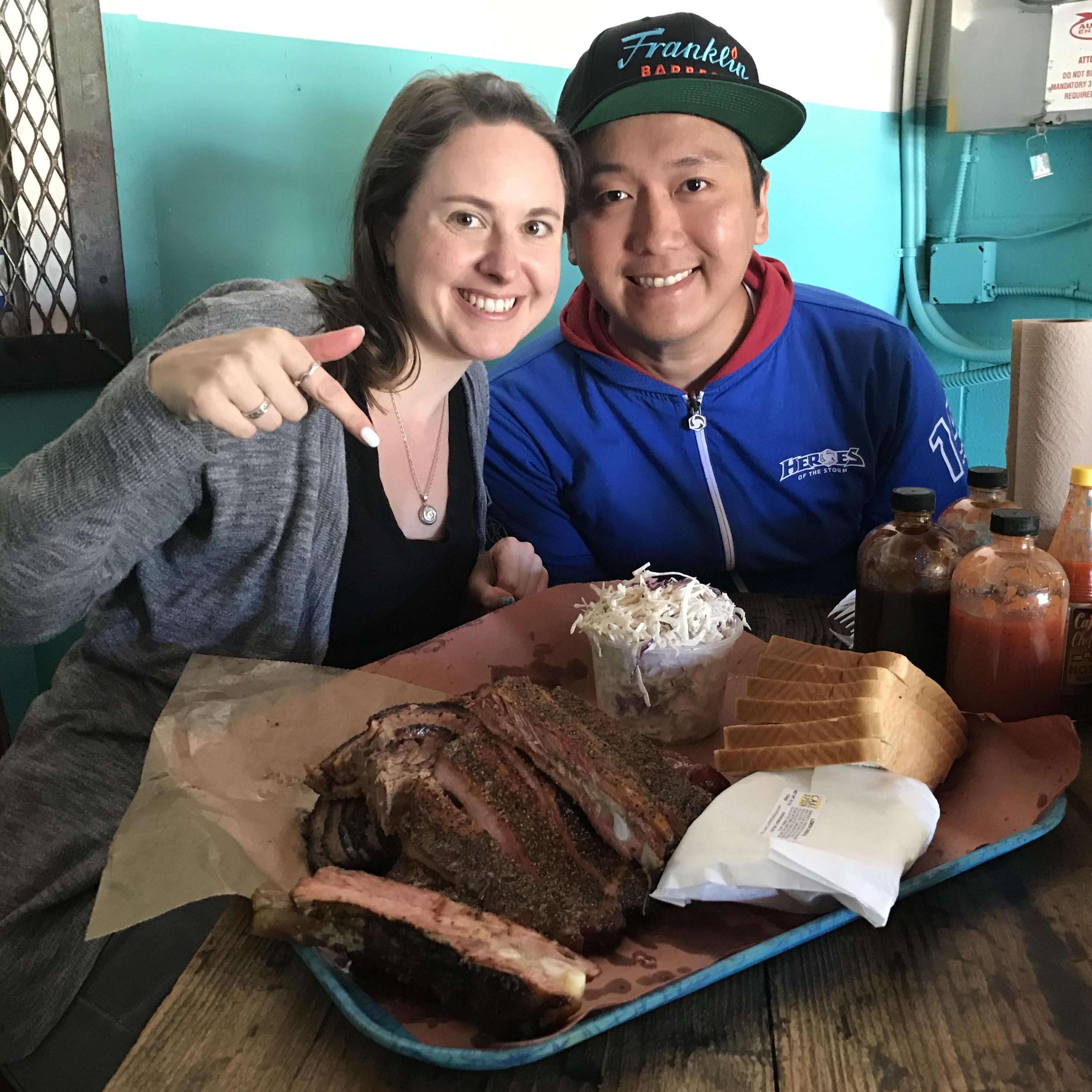 Franklin BBQ is the best BBQ in the world! We love going to Austin!