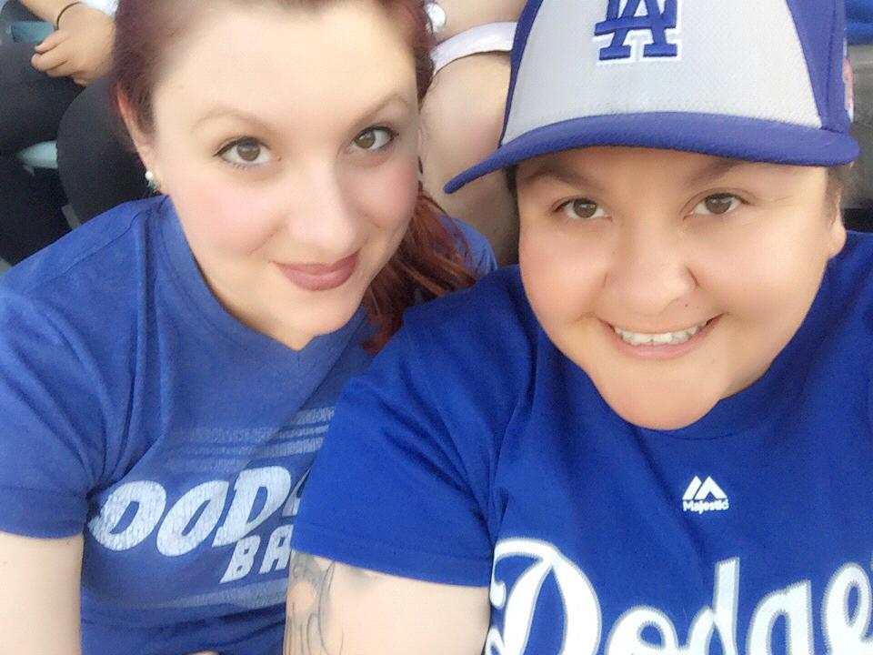 Sarah's 1st Dodger Game
