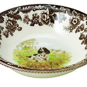 Woodland Ascot Cereal Bowl 8 Inch, English Springer Spaniel
