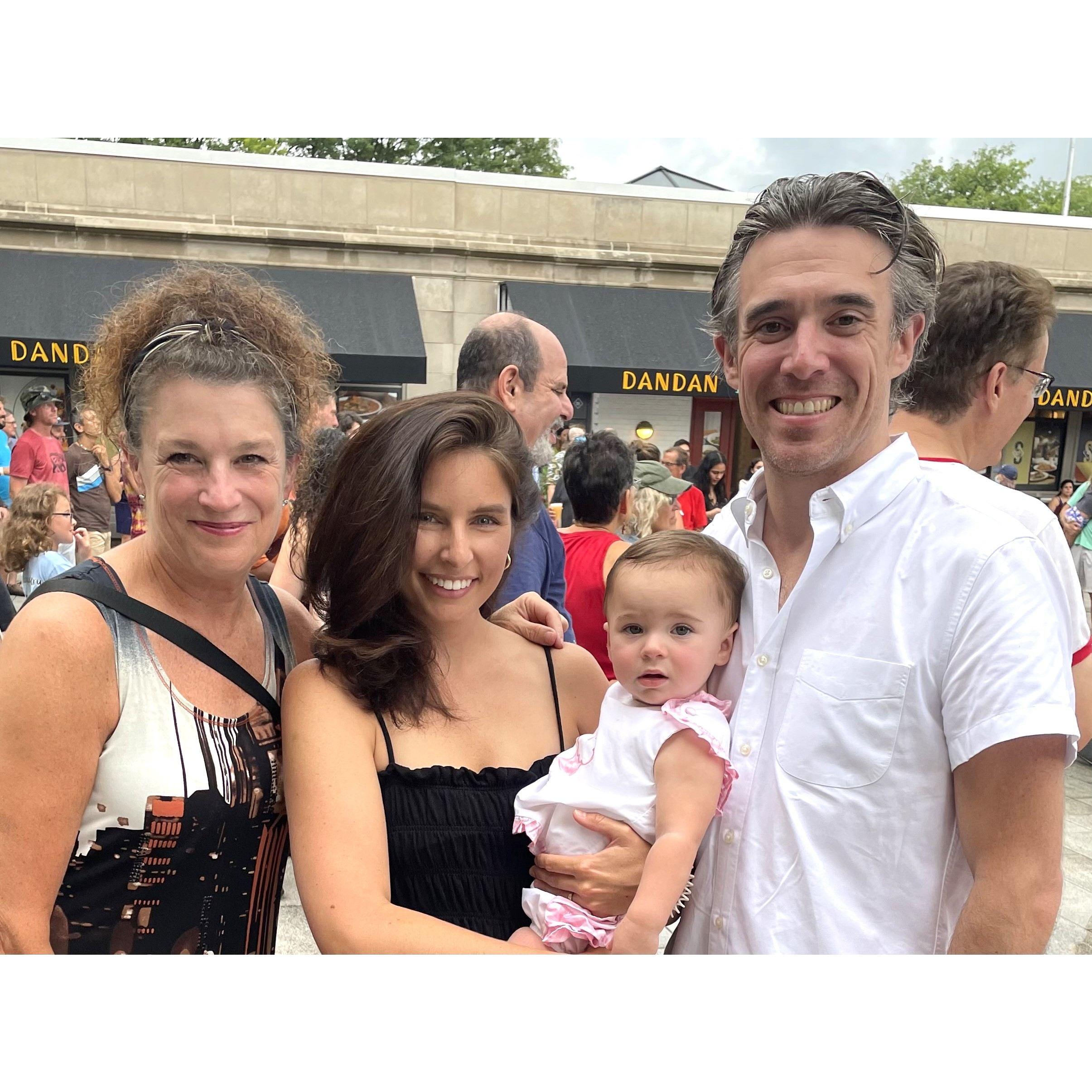Marcia, Rich's daughter Kait (Bridesmaid), Coco and husband Steve