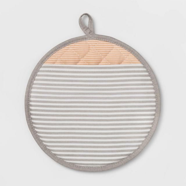 Stripe Silicone Pot Holder Taupe - Project 62™