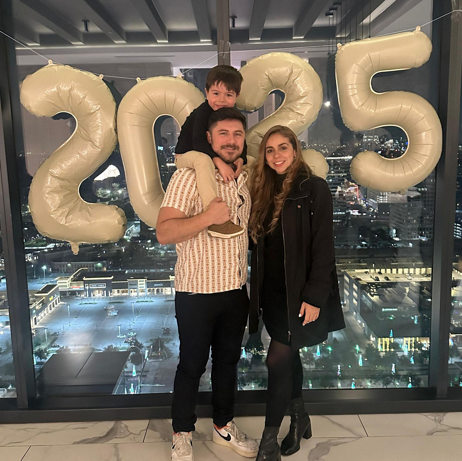 We first new year together as a family