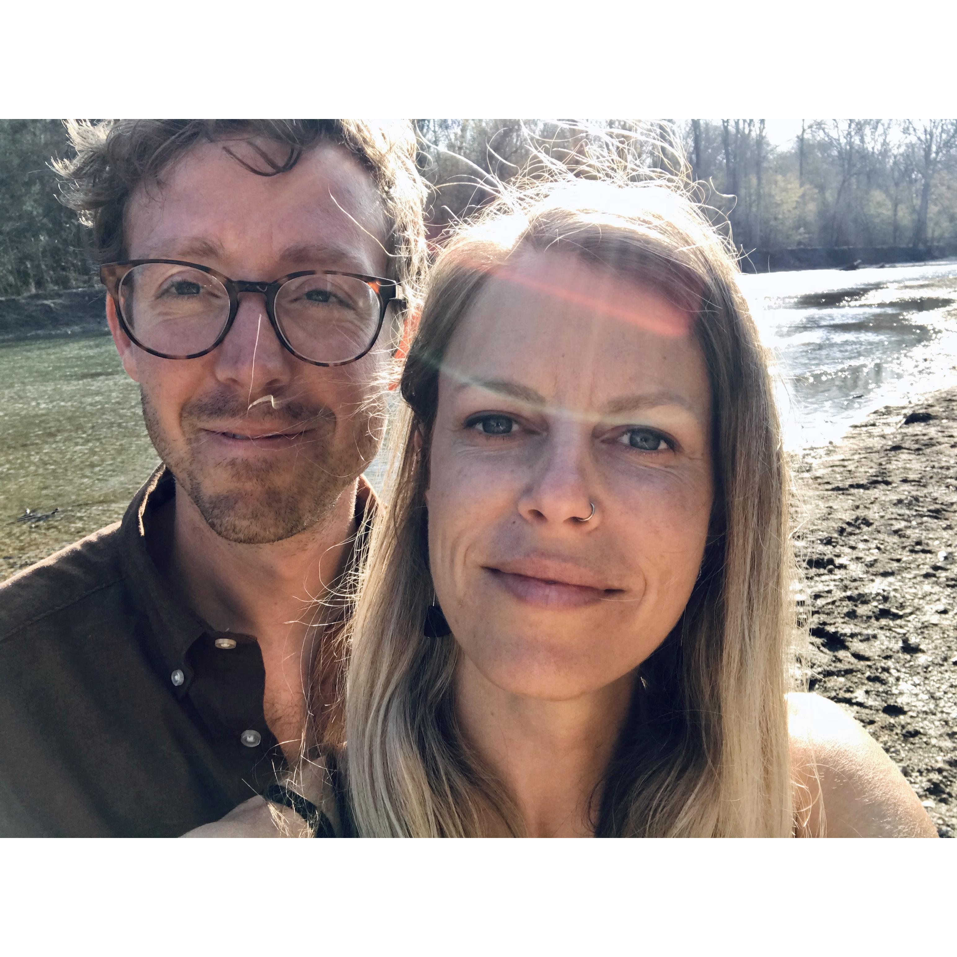 Joy visits Andrew in March..... quarantine.... joy ends up staying in Indiana for 4+ months.