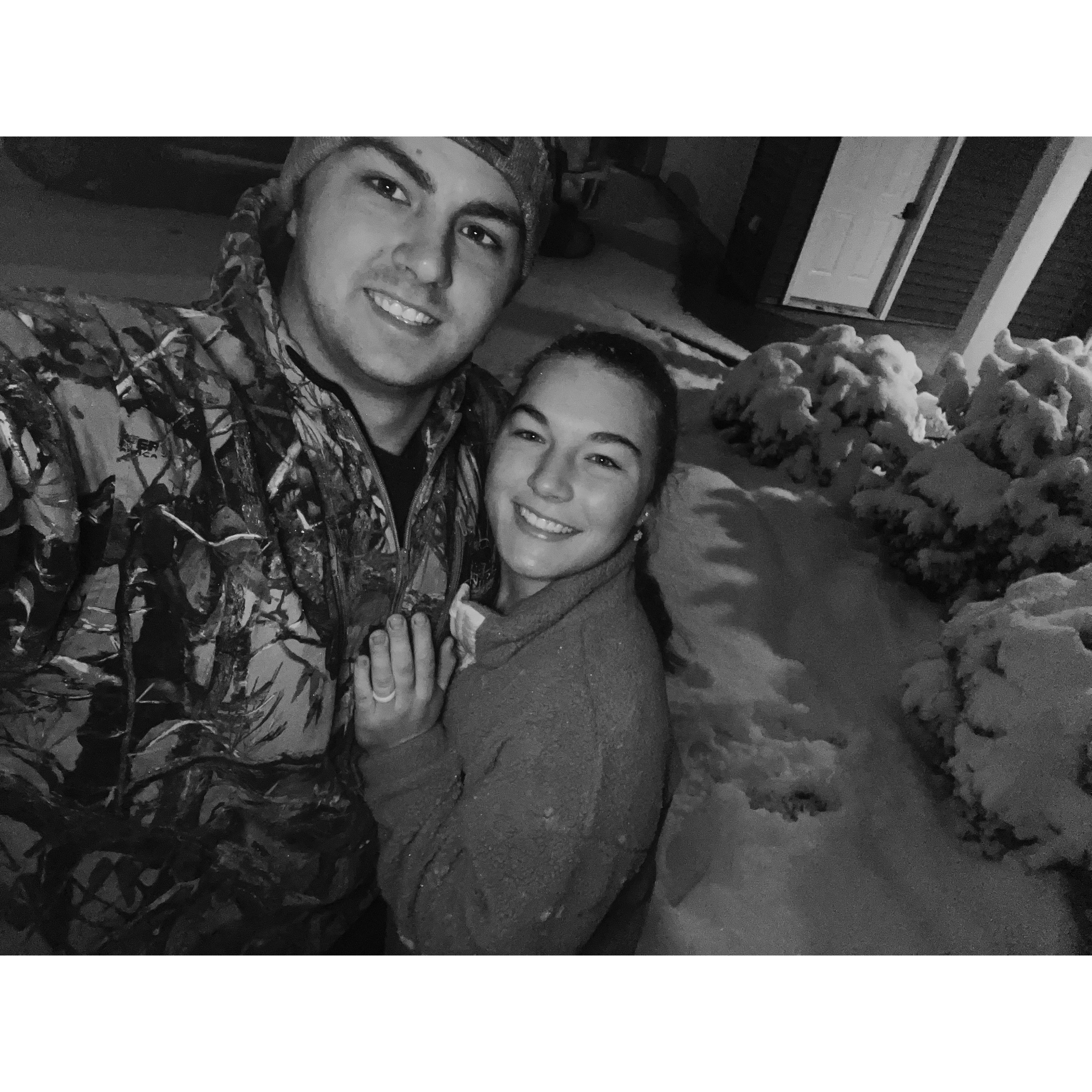 First snow fall of 2023