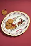 Nathalie Lete Santa's Sleigh Serving Platter