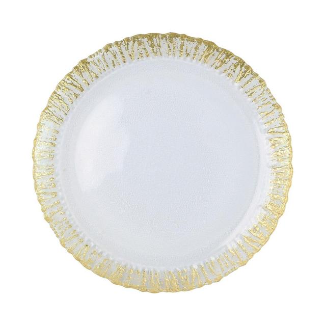 VIETRI Rufolo Glass Round Platter