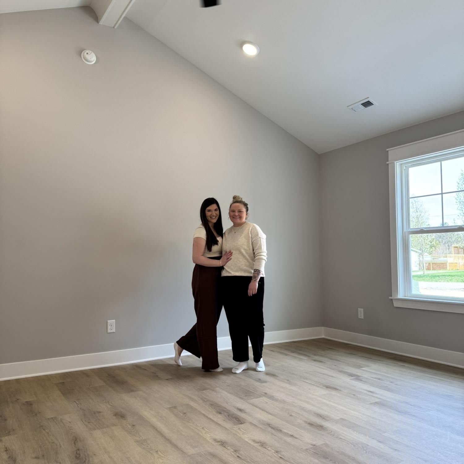 The day we bought our first house!