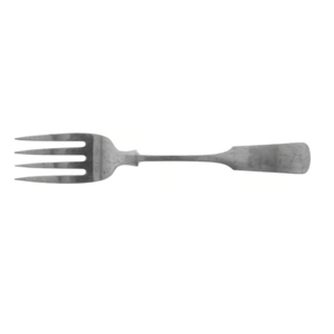 Old English Tipt (Sterling) Large Solid Serving Fork by Gorham Silver
