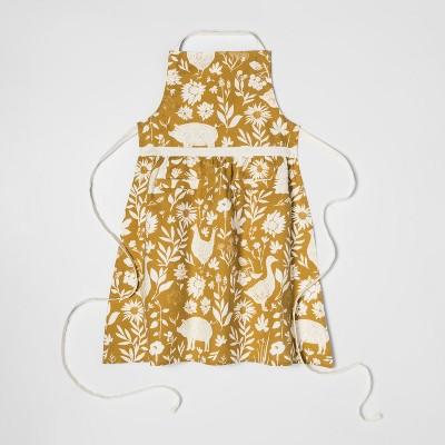 Signature Print Apron Gold - Threshold™