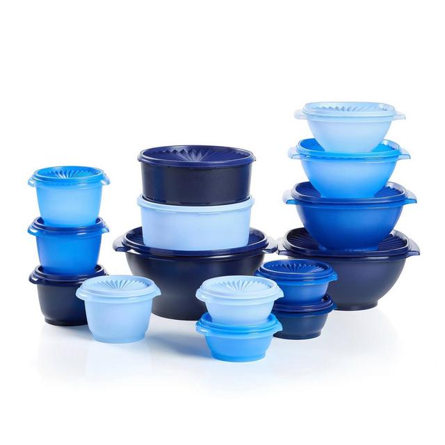 Tupperware Heritage Get it All Set 30pc Set - Blue