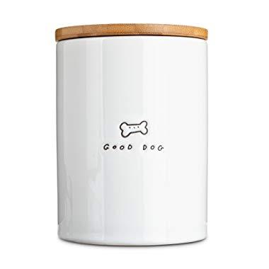 HARMONY Good Dog Ceramic Dog Treat Jar