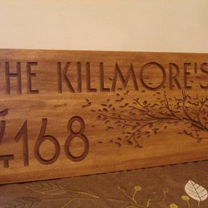 Outdoor Wood Sign, Mothers Day Gift, Rustic Wood Sign, Carved Wood Sign, Address Plaque, Address Sign, Personalized Sign Benchmark Signs