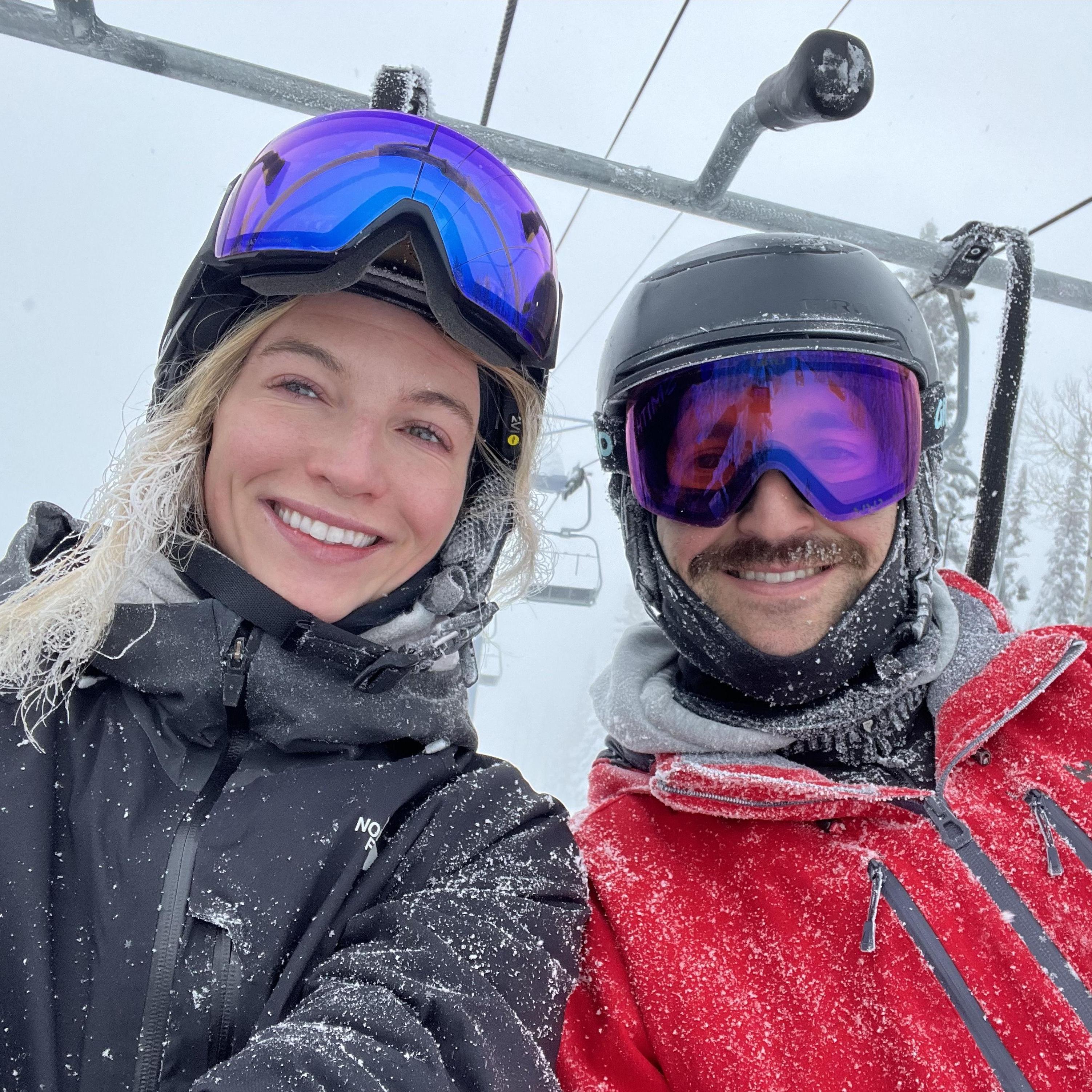 One of many powder days enjoyed together :)