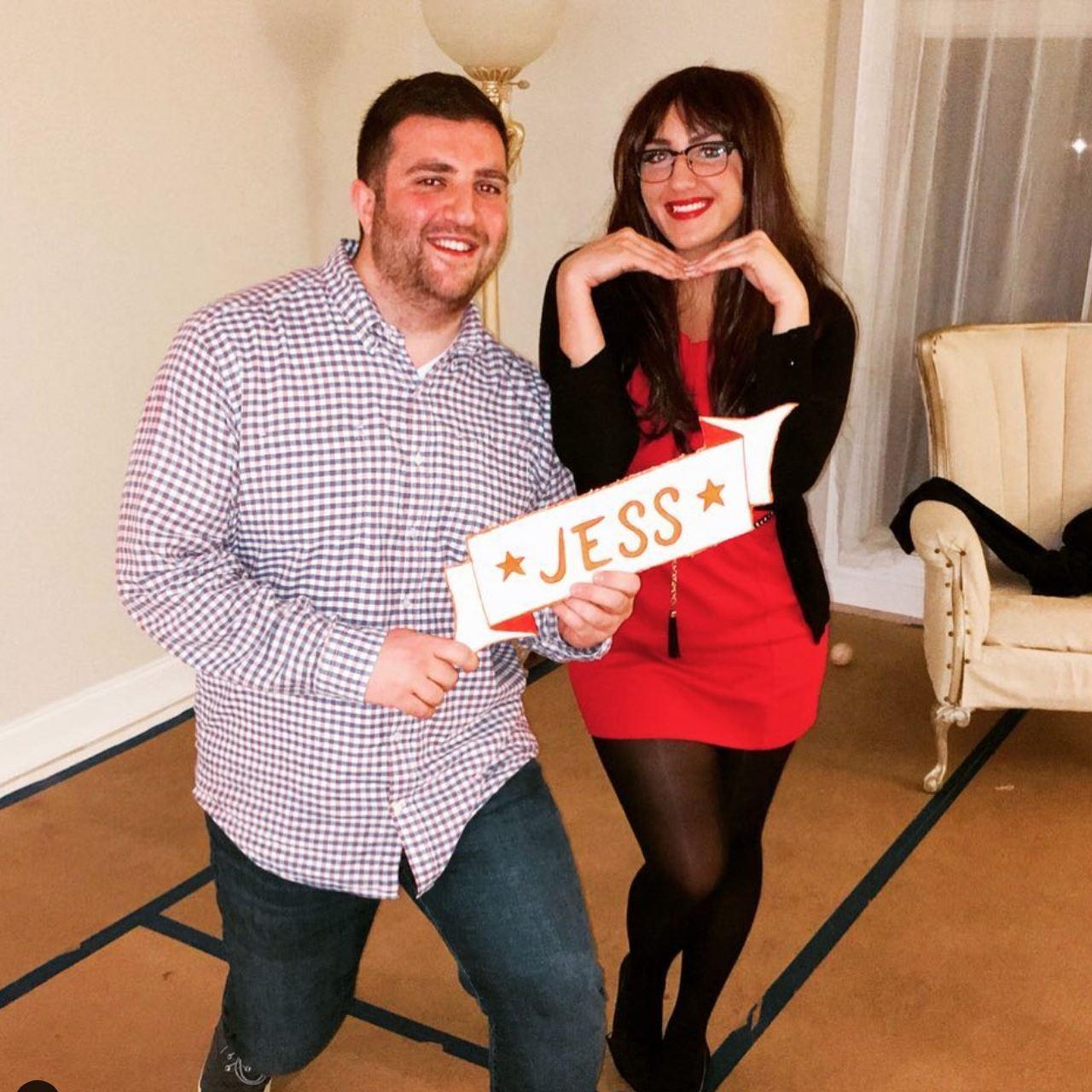 Our First Halloween - Jess & Nick from our favorite show, New Girl