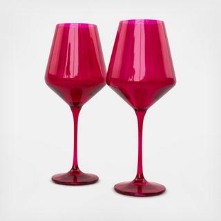 Estelle Stemware Wine Glass, Set of 2