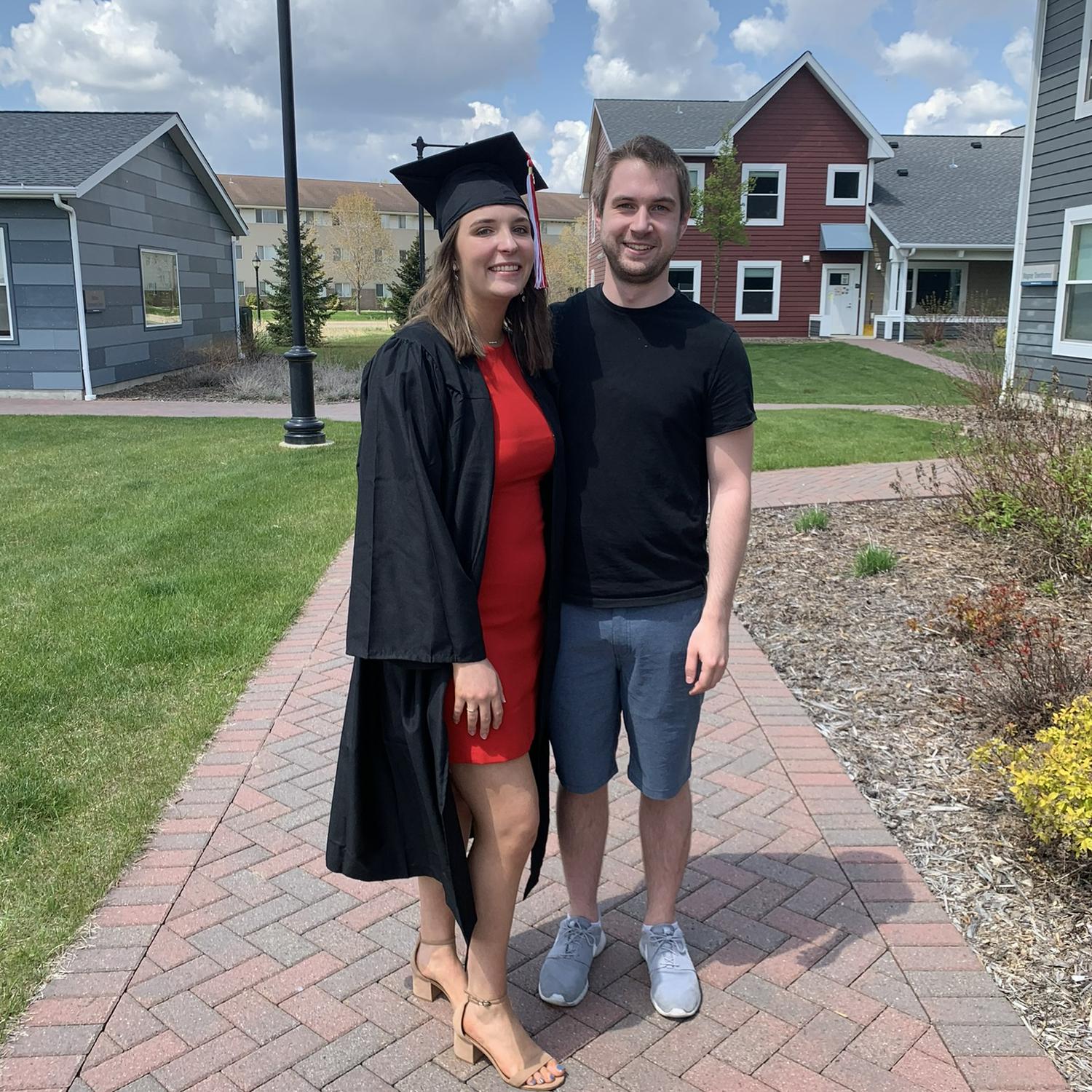 At Johanna’s graduation from the College of Saint Benedict