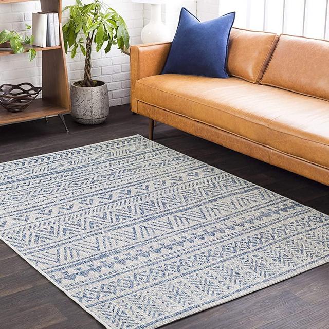 Esperanza Denim Indoor / Outdoor Area Rug 5'3" x 7'6
