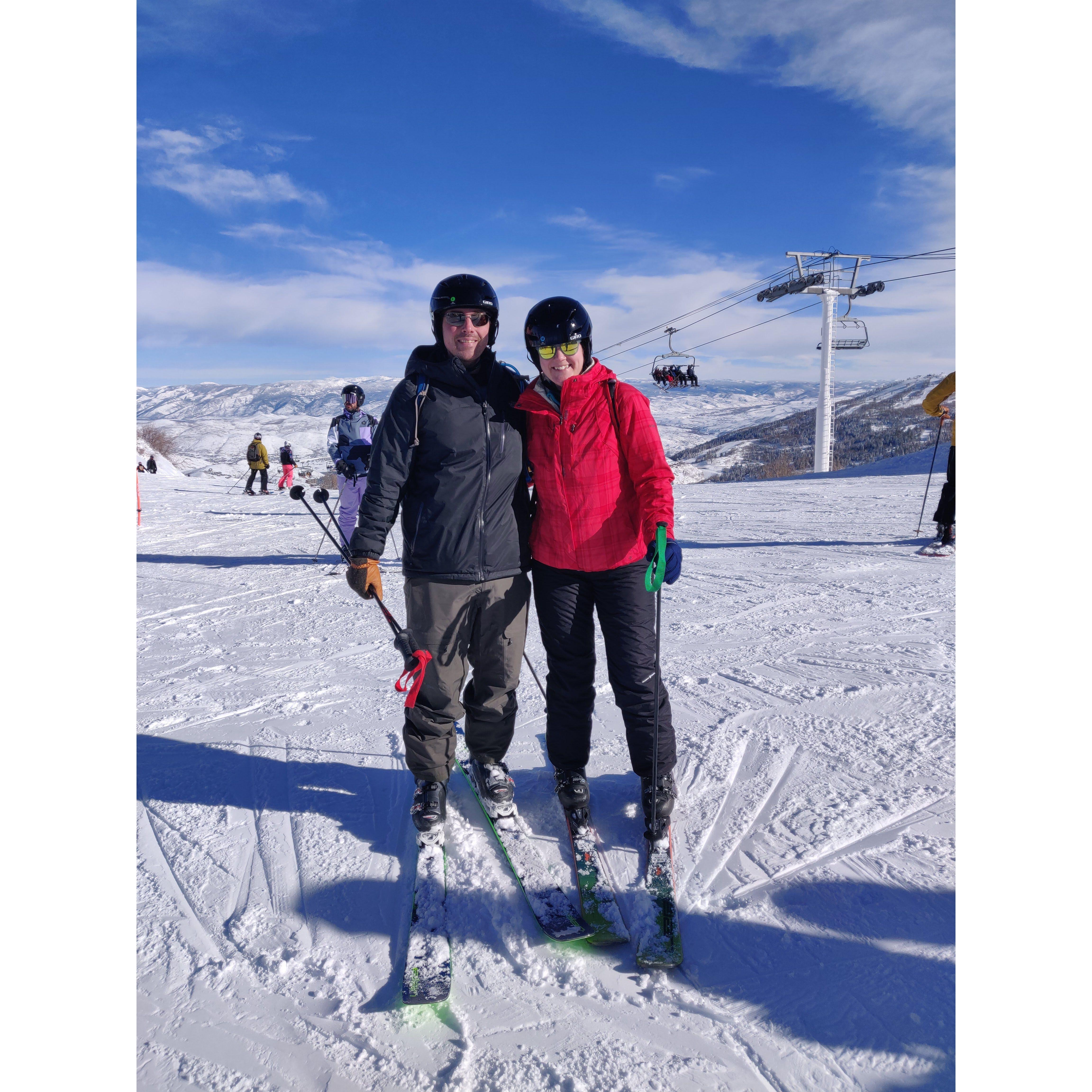 Skiing in Park City, UT!