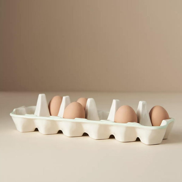 Linnea Stoneware Egg Crate