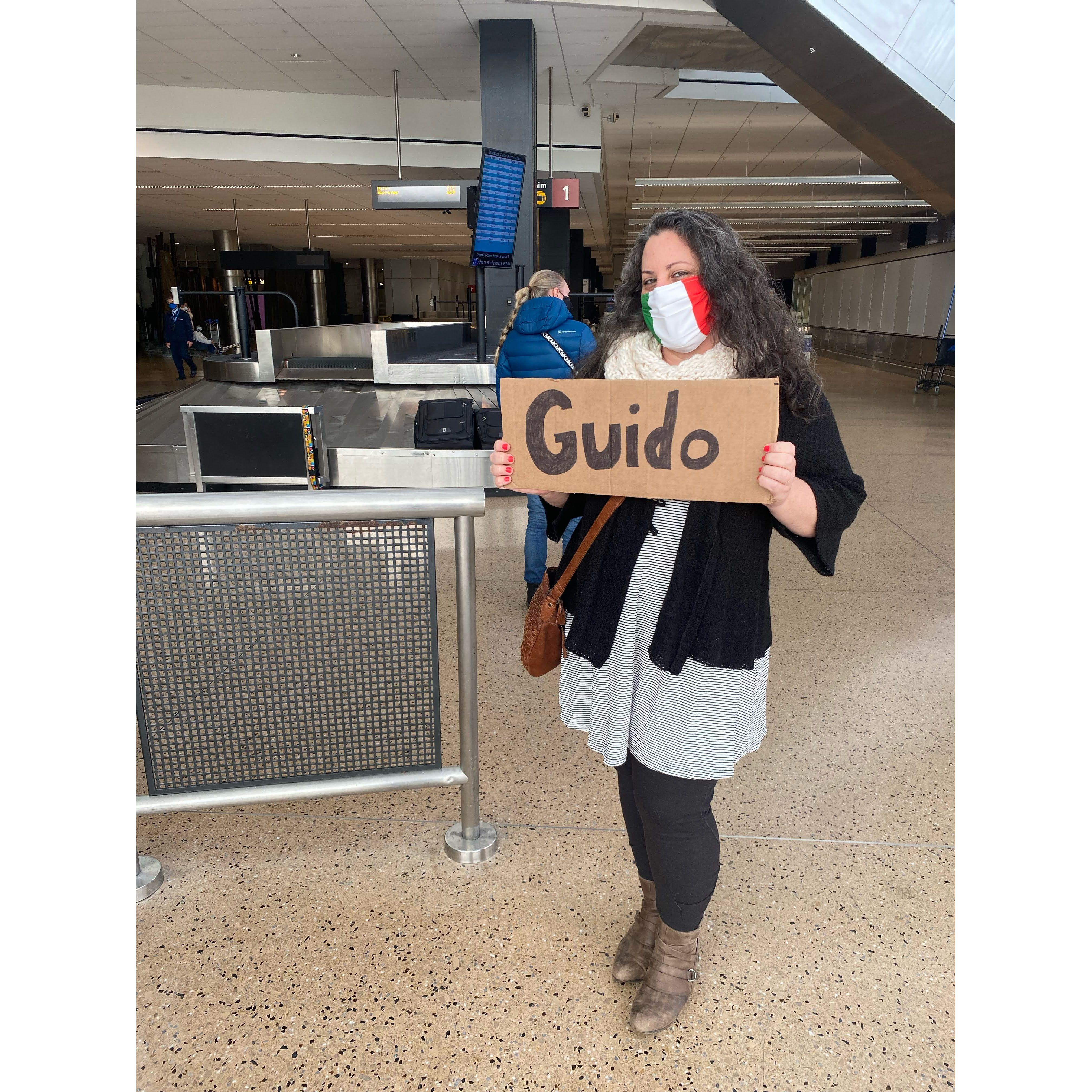 But let's start at the beginning. It's March 2020 and the global pandemic was just beginning. Guido and Jen met online over shared love of Italian culture. Soon they were traveling to meet.