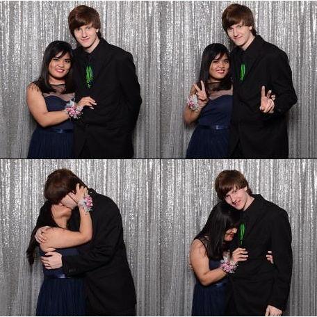 Our first dance together. This was for the Yule Ball in January 2017.