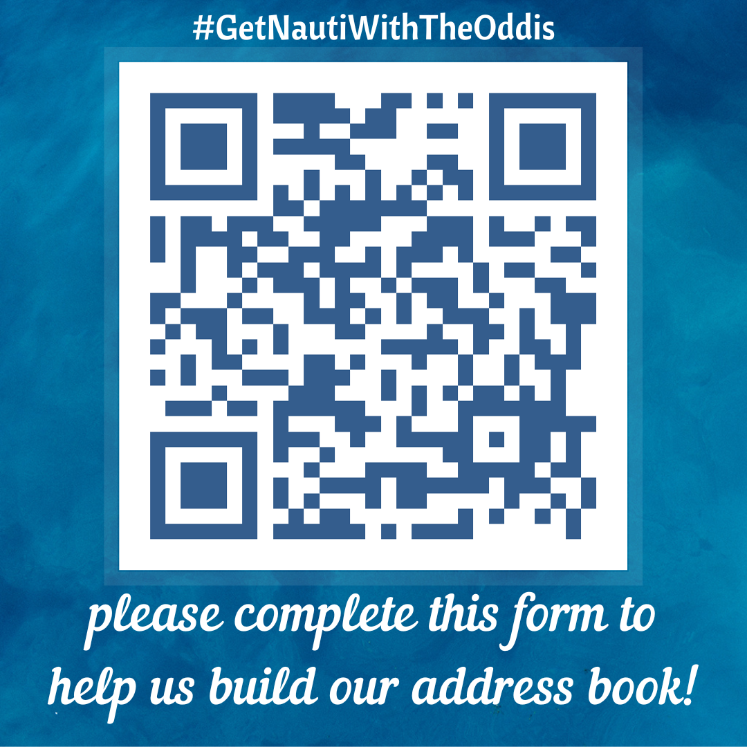 Please scan this QR code and complete the information to help us build our address book!
