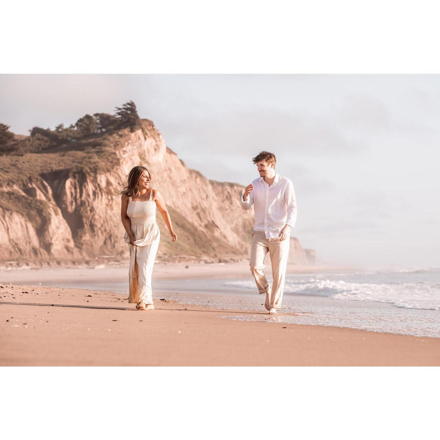 📍2022 • Half Moon Bay, California. Engagement photoshoot🤍 Photo credit: Miguel Pineda