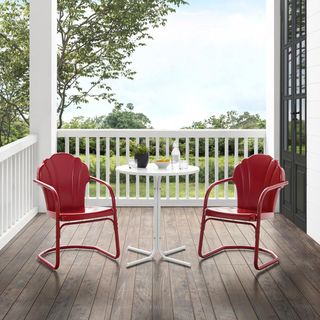 Tulip 3-Piece Retro Outdoor Bistro Set