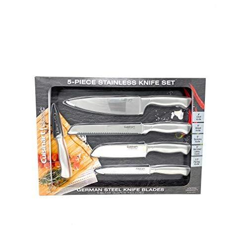 Cuisinart Colored Metallic Knife Set (5-pc Stainless)