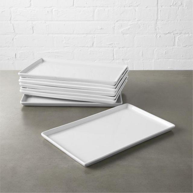 Set of 8 Cuatro Medium Platters