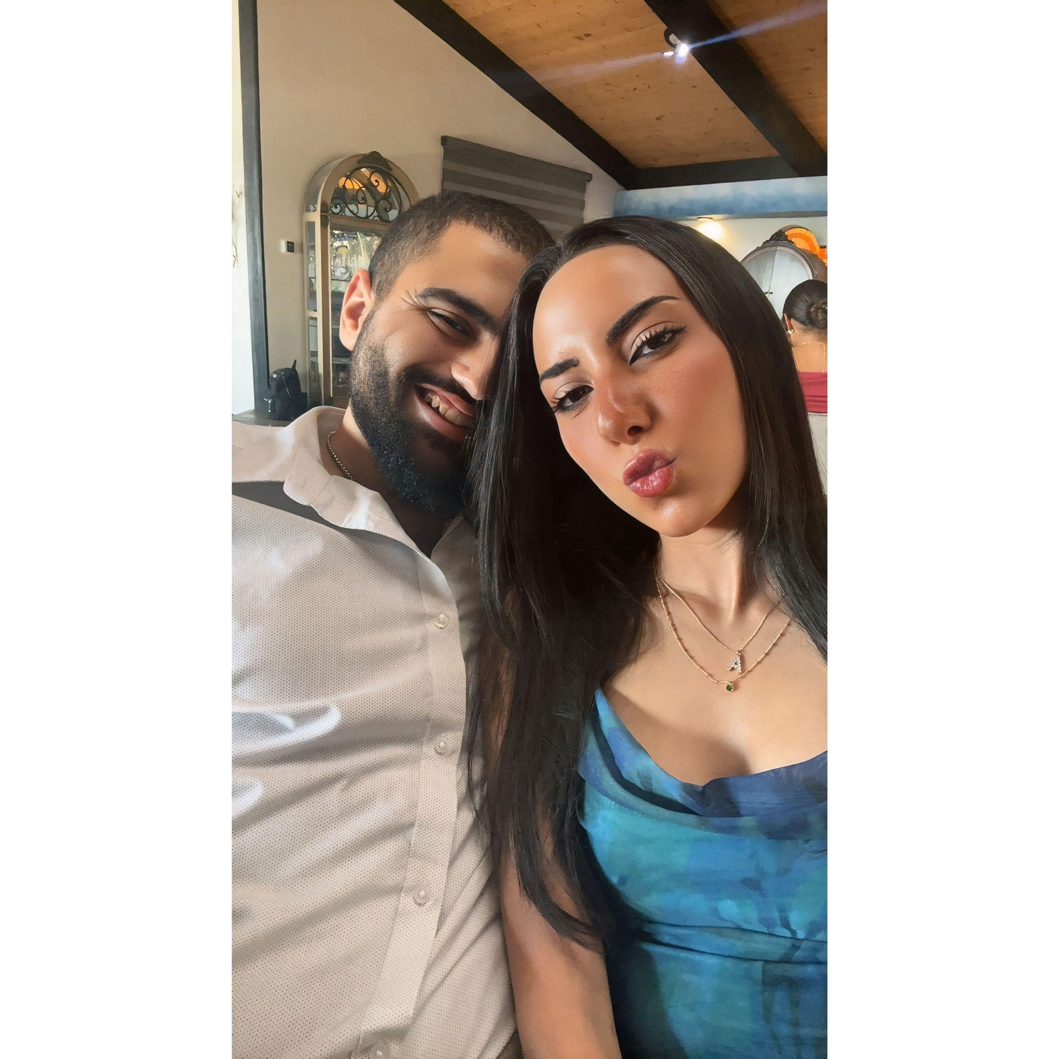 “She brought the pout, he brought the smile — balance in its finest form.”