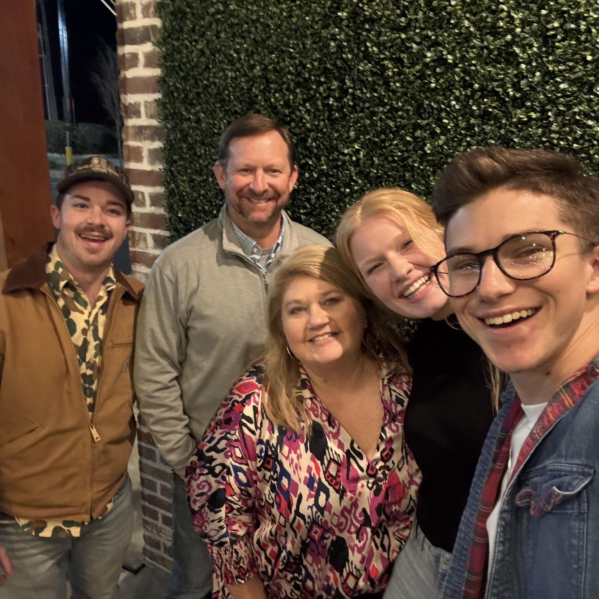 Chesed met Dalton's family and friends when she surprised him