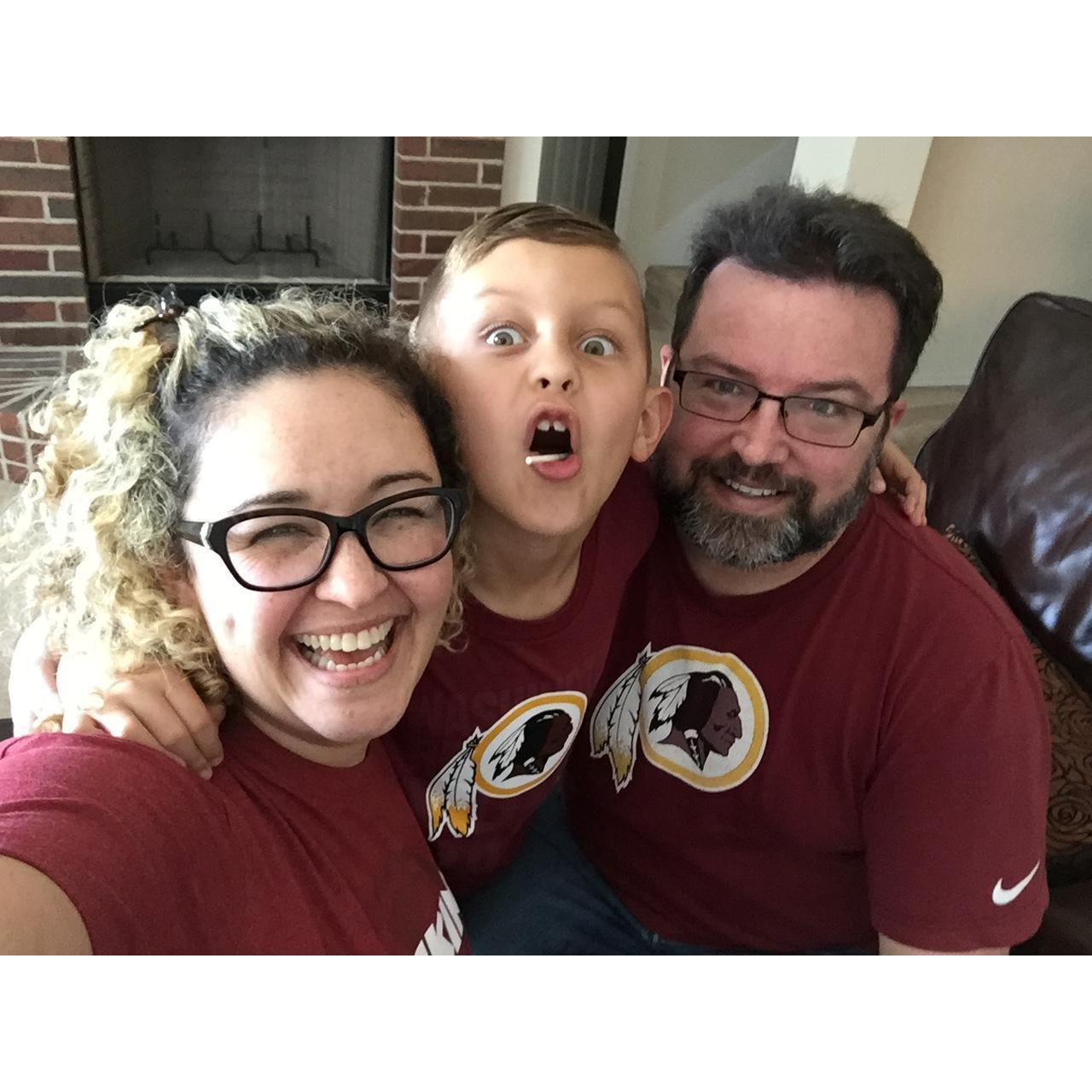 cir. October 2018
Redskin Nation Baby!  To all my Cowboy family, don't hate!