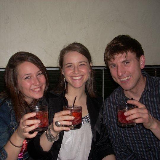 Celebrating a 21st birthday at The Hudson Hotel, NYC - April 2010