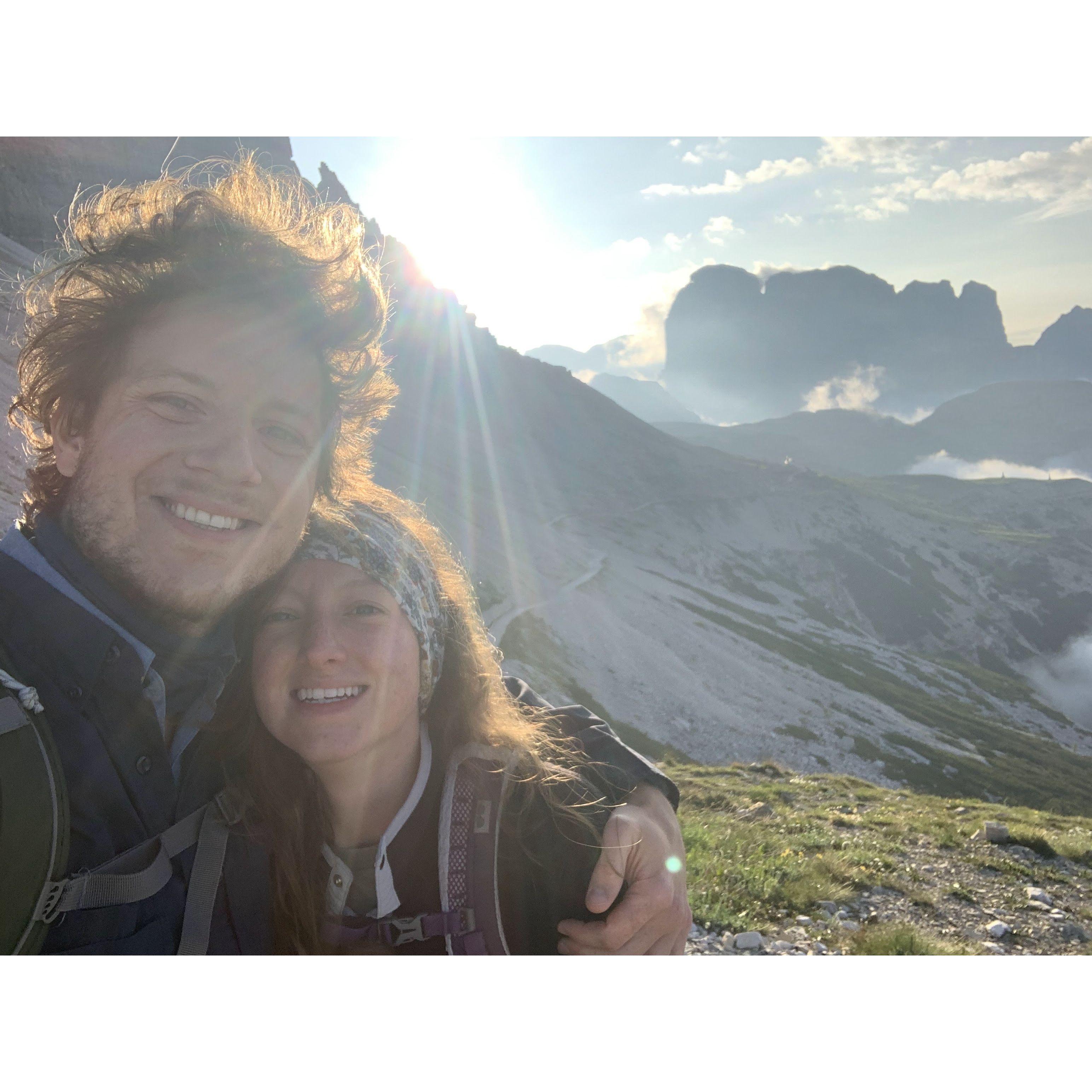 Hiking in the Alps