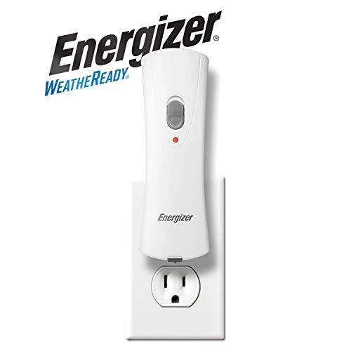 ENERGIZER Compact Rechargeable Emergency LED Flashlight, Plug-in Power Outage Light, Portable Rechargeable Power Failure Flashlights, Great For Hurricane Supplies, Survival Kits, Emergencies