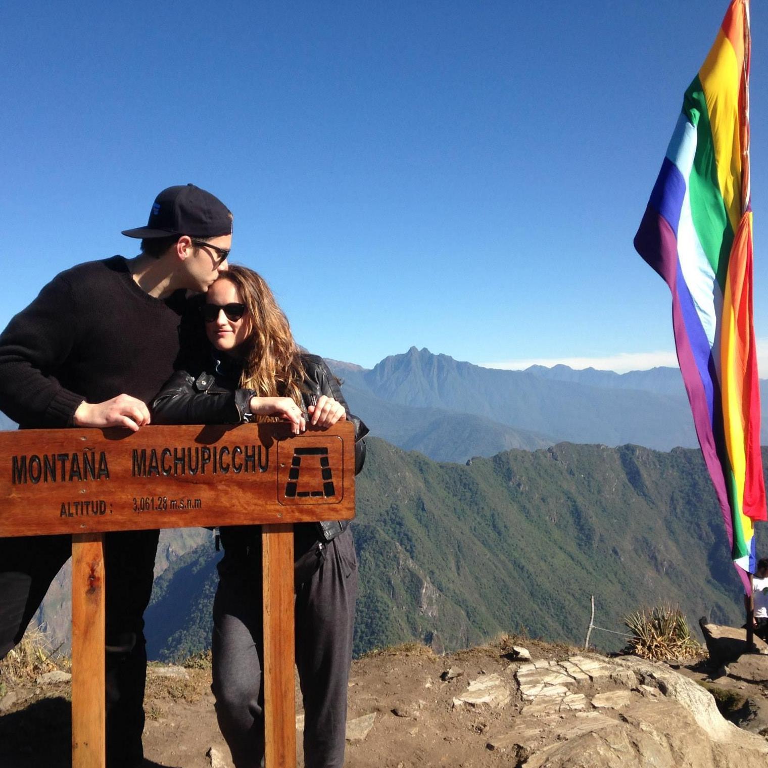 After hiking Machu Picchu.