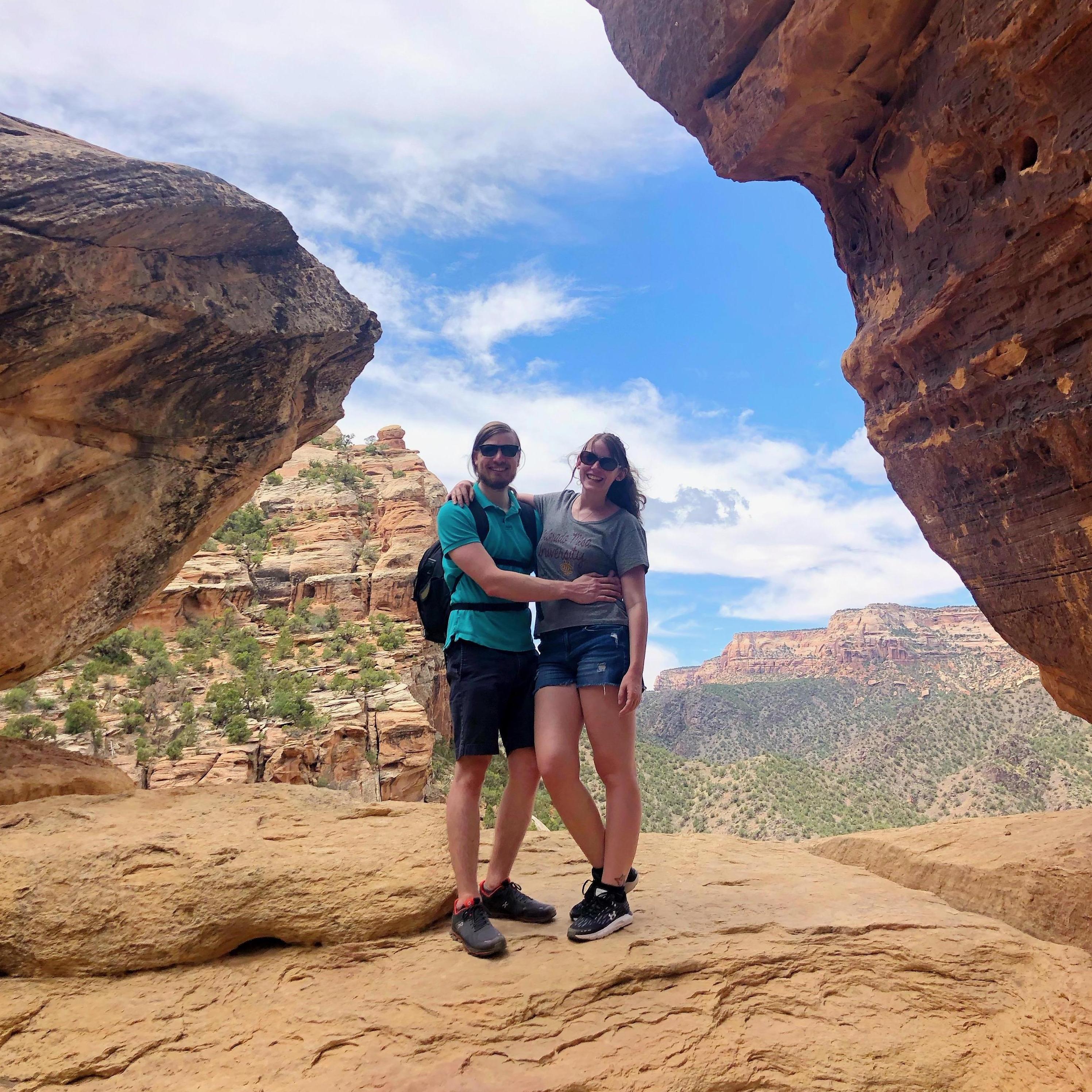 Top of Devil's Kitchen hike. Grand Junction, Colorado. July 2019