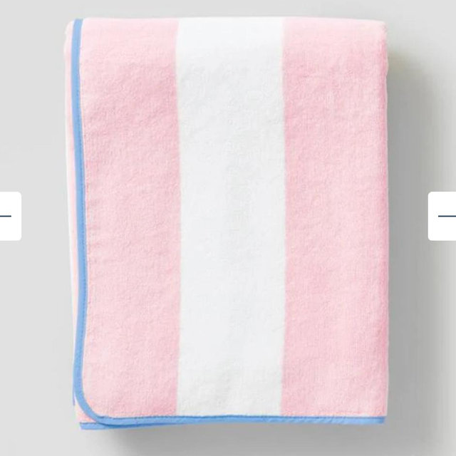 Beach Towel - Pink Stripe