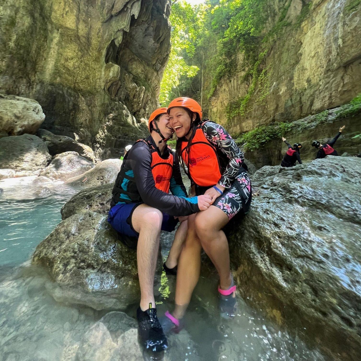 Canyoneering in Kawasan Falls