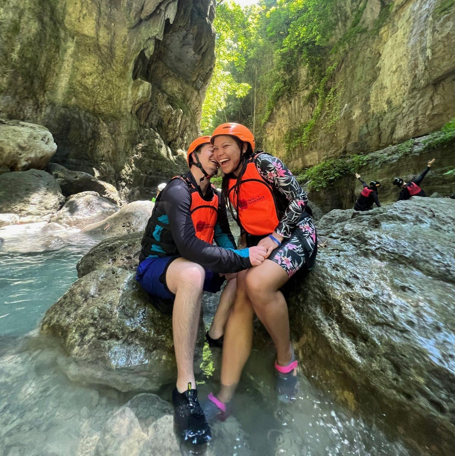 Canyoneering in Kawasan Falls