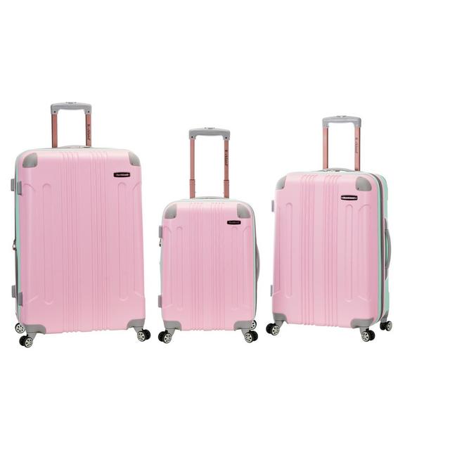 Rockland Melbourne sonic 3pc Luggage Set - Mint