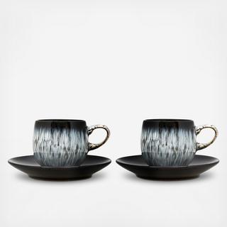 Halo Espresso Cup & Saucer, Set of 2