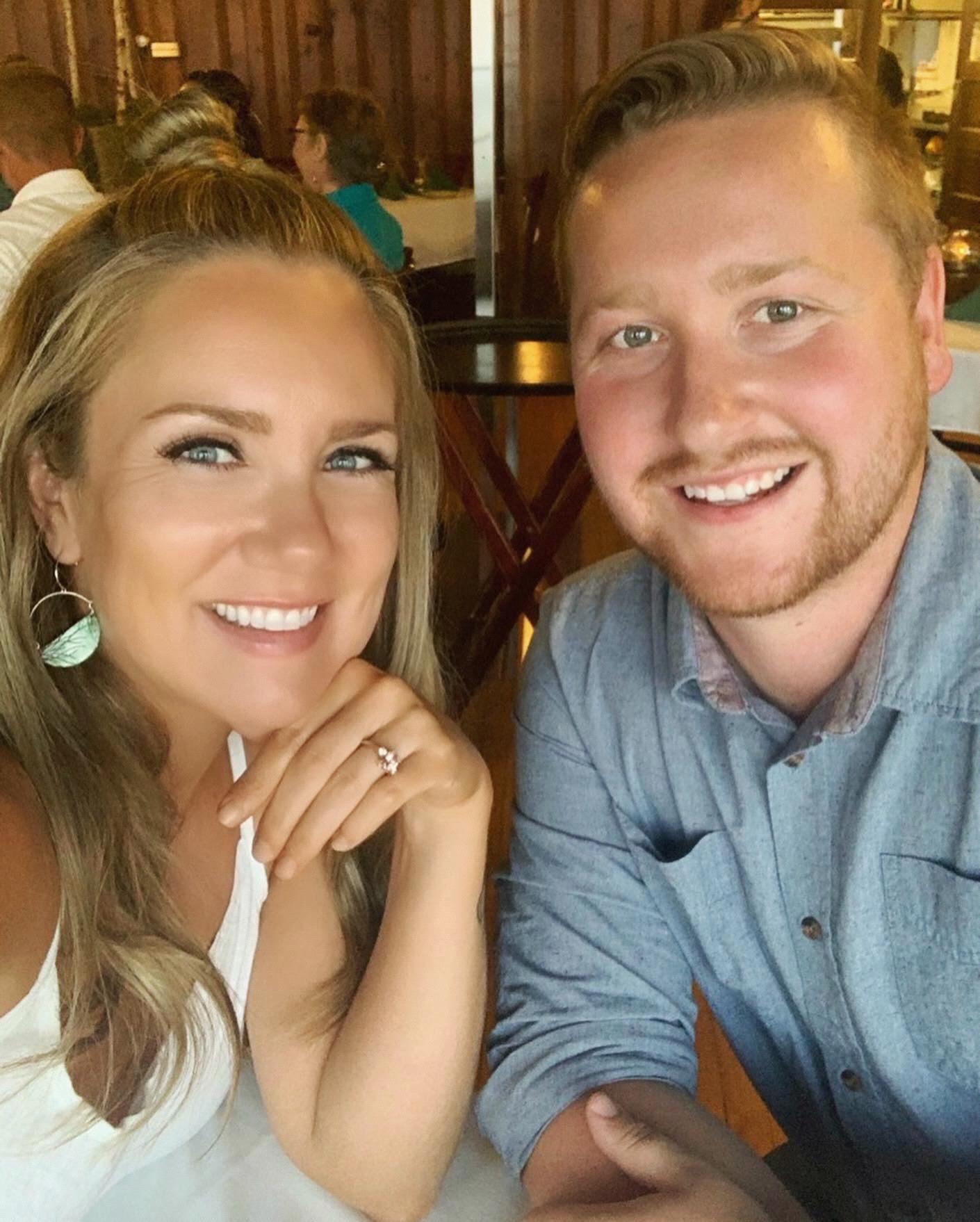 Our two year anniversary dinner at Glidden Lodge, July 8, 2020