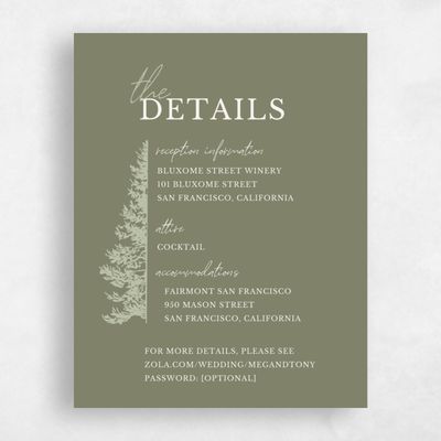 Khaki Green Wedding Enclosure - Pinehaven