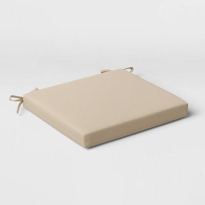 Outdoor Seat Cushion DuraSeason Fabric&#8482; Tan - Threshold&#8482;
